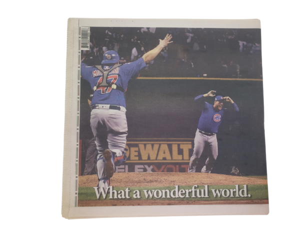 Cubs Win World Series Chicago Sun-Times Newspaper - Image 2